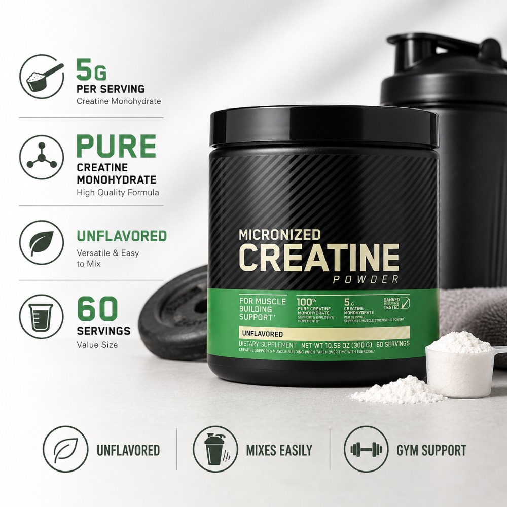 Nutrition And Fitness - クレアチン一水和物パウダー 300g 筋力サポート マッスルパフォーマンス スポーツドリンク サポートフィットネス