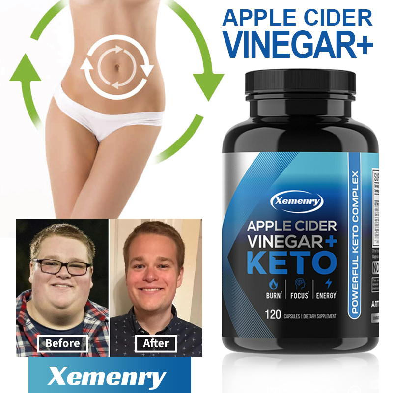 Apple Cider Vinegar Pill - ケトアップルサイダービネガーカプセル - 食欲、代謝機能をサポートし、消化を改善し、満腹感を高め、グルテンフリー
