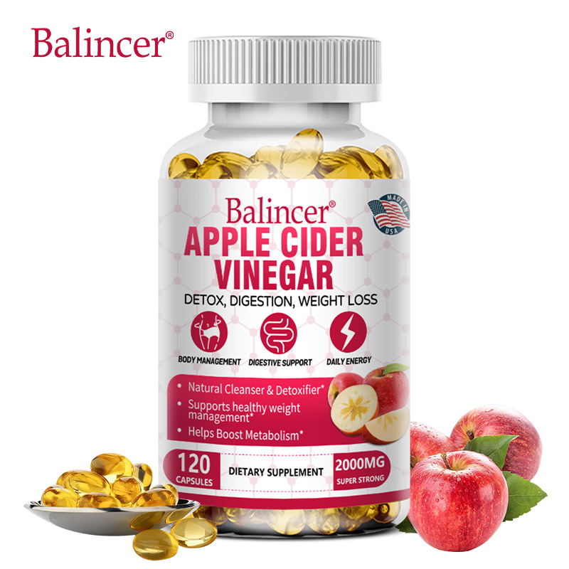 Apple Cider Vinegar Pill - アップルサイダービネガー - マグネシウム、緑茶、体重管理、消化、デトックス、代謝、脂肪燃焼、食欲抑制剤