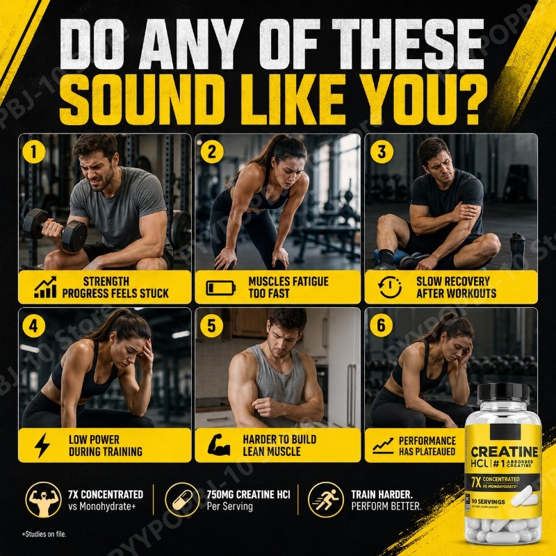 クレアチンHCl 750mg 90カプセル フィットネス筋肉 - Creatine Hcl Capsule のレビューと価格