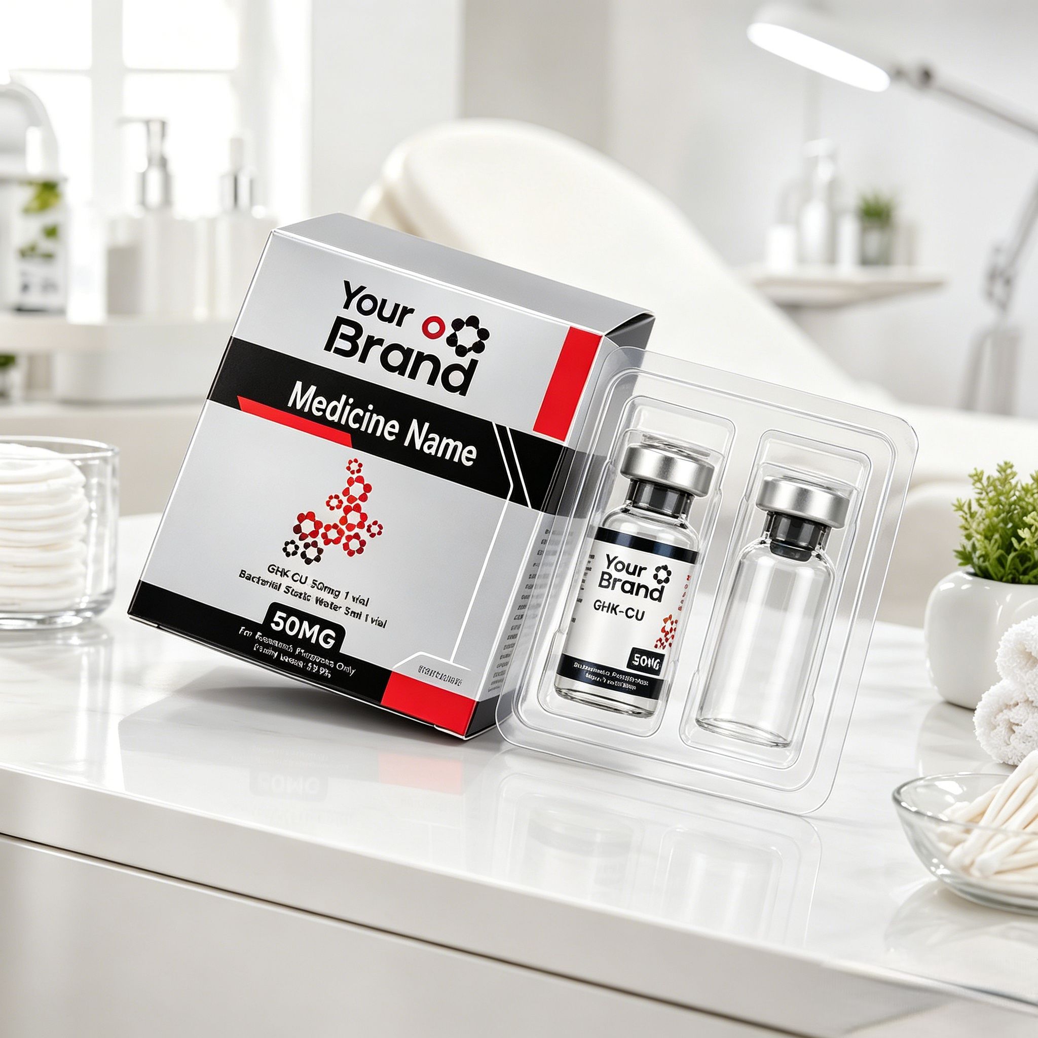 カスタム印刷防水ビニールステッカー＆ラベルボックス（ペプチド - Nutrition And Fitness のレビューと価格