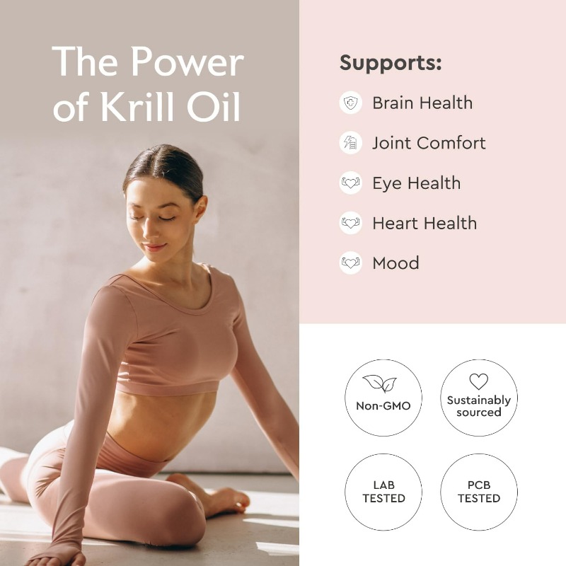 南極オキアミ油 500mg リン脂質サプリメント、EPA/D - Krill Oil Supplement のレビューと価格