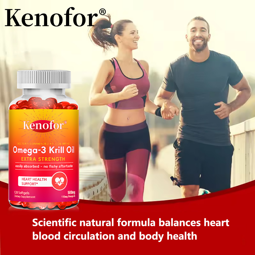 南極オキアミ油 500mg オメガ3脂肪酸サプリメント、高濃 - Krill Oil Supplement のレビューと価格