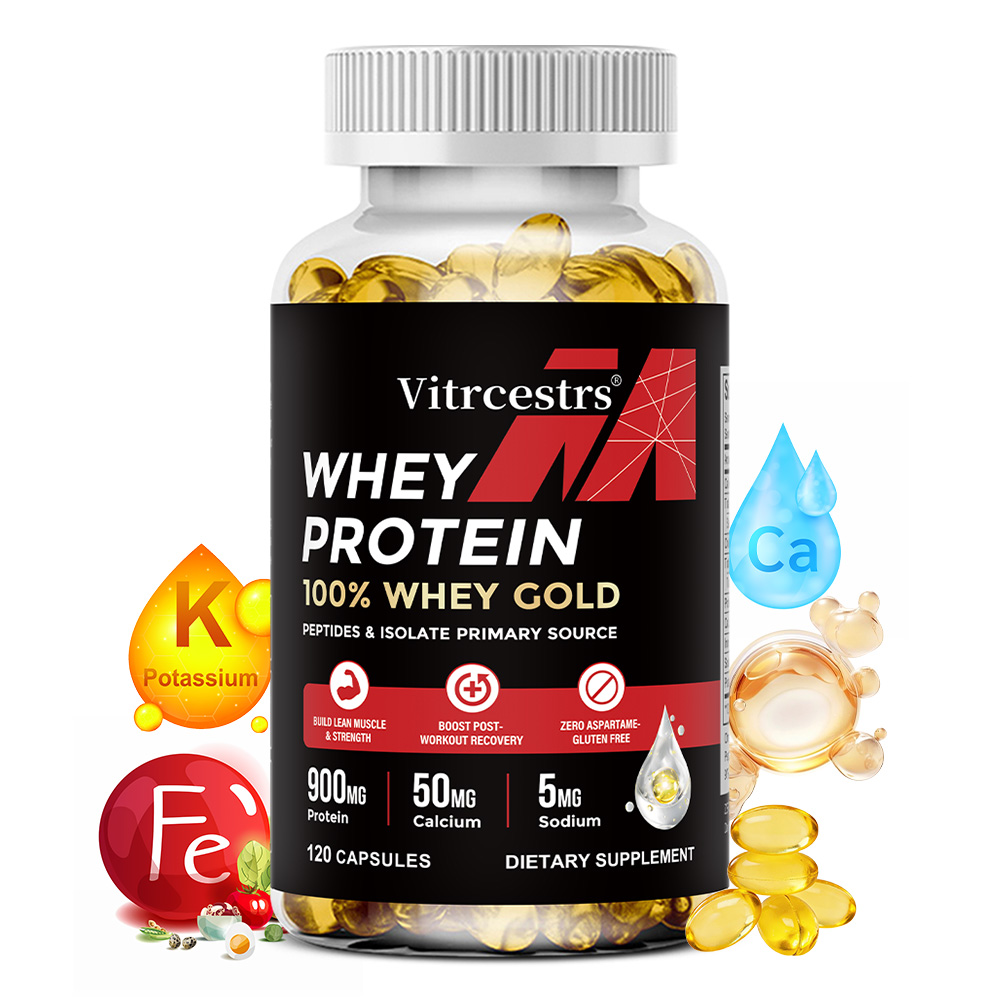 ホエイプロテイン濃縮カプセル - 900mgのプロテイン、運 - Nutrition And Fitness のレビューと価格