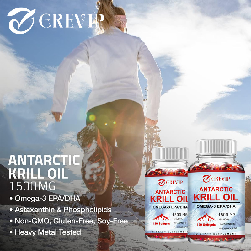 南極オキアミ油サプリメント - 心臓、脳、関節の健康のための - Krill Oil Supplement のレビューと価格
