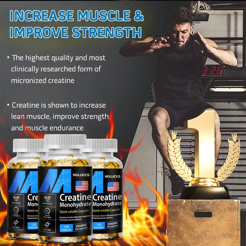 高効力クレアチン 3000mg カプセル、脳と筋肉細胞のエネ - Creatine Hcl Capsule のレビューと価格