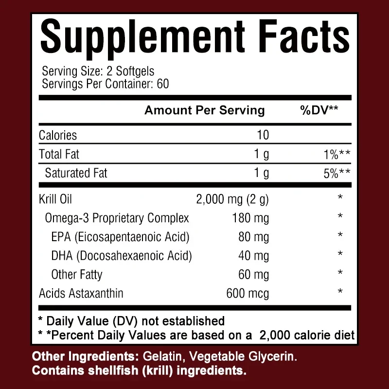 オキアミ油サプリメント - 関節痛を軽減し、心臓、脳、関節の - Krill Oil Supplement のレビューと価格