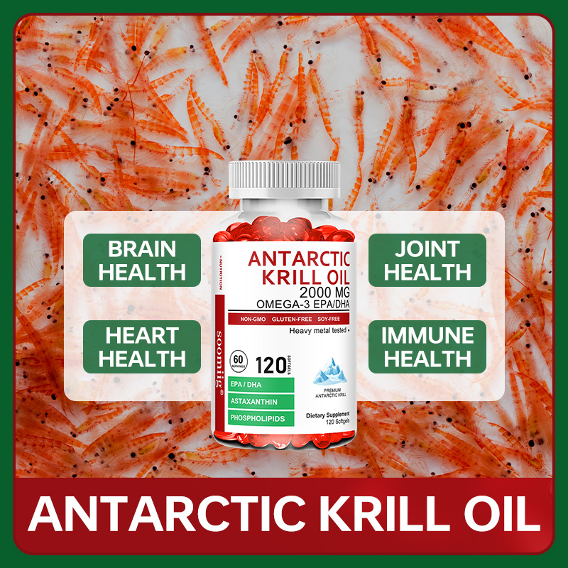 南極オキアミ油カプセル 2000mg、オメガ-3、EPA & - Krill Oil Supplement のレビューと価格