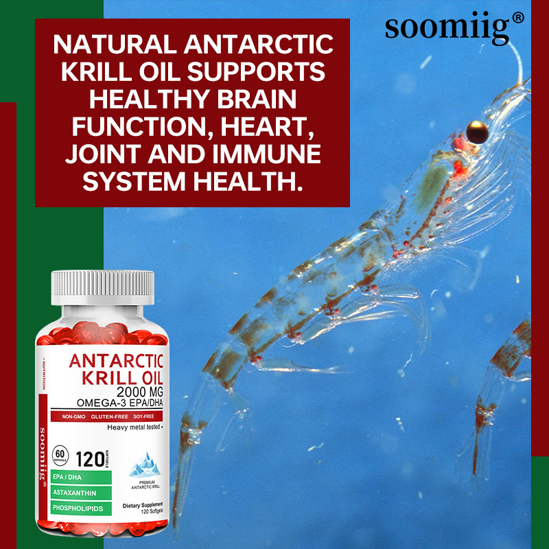 南極オキアミ油カプセル 2000mg、オメガ-3、EPA & - Krill Oil Supplement のレビューと価格