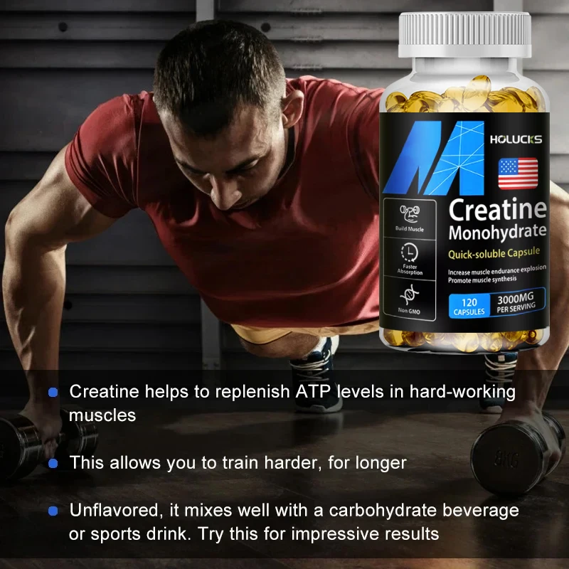 2つ買うと2つ無料！ クレアチン一水和物 3000mg カプ - Creatine Hcl Capsule のレビューと価格