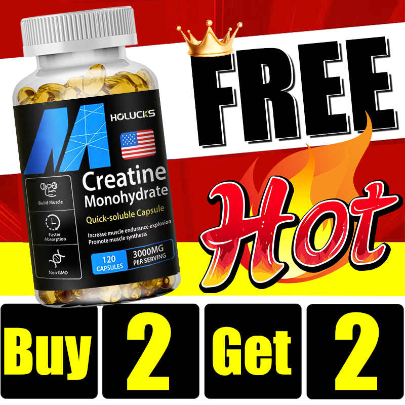 2つ買うと2つ無料！ 純粋なクレアチン一水和物カプセル、筋肉 - Creatine Hcl Capsule のレビューと価格