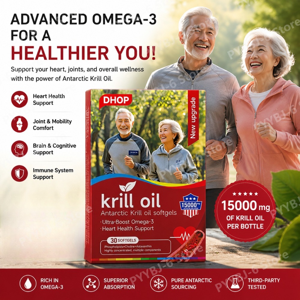 南極オキアミ油 15000mg 30ソフトジェル 1食あたり - Krill Oil Supplement のレビューと価格
