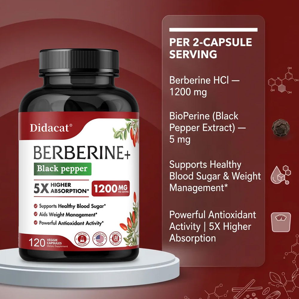 ベルベリンサプリメント 1200mg - 超高純度98% ベ - Apple Cider Vinegar Pill のレビューと価格